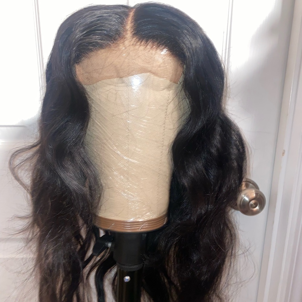 24 inch human hair wig